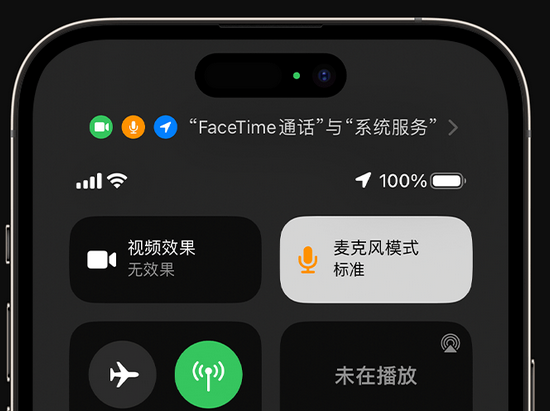 襄城苹果授权维修网点分享iPhone在通话时让你的声音更清晰 