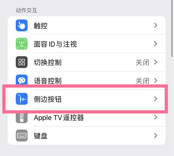 襄城苹果14维修店分享iPhone14 Plus侧键双击下载功能关闭方法 