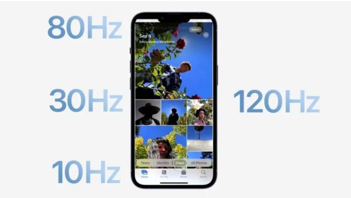 襄城苹果14维修分享iPhone 14有高刷吗 